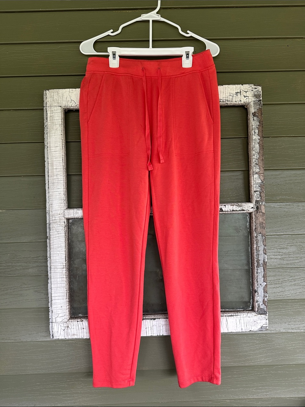 Lou & Grey Coral Red Jogger Sweatpants